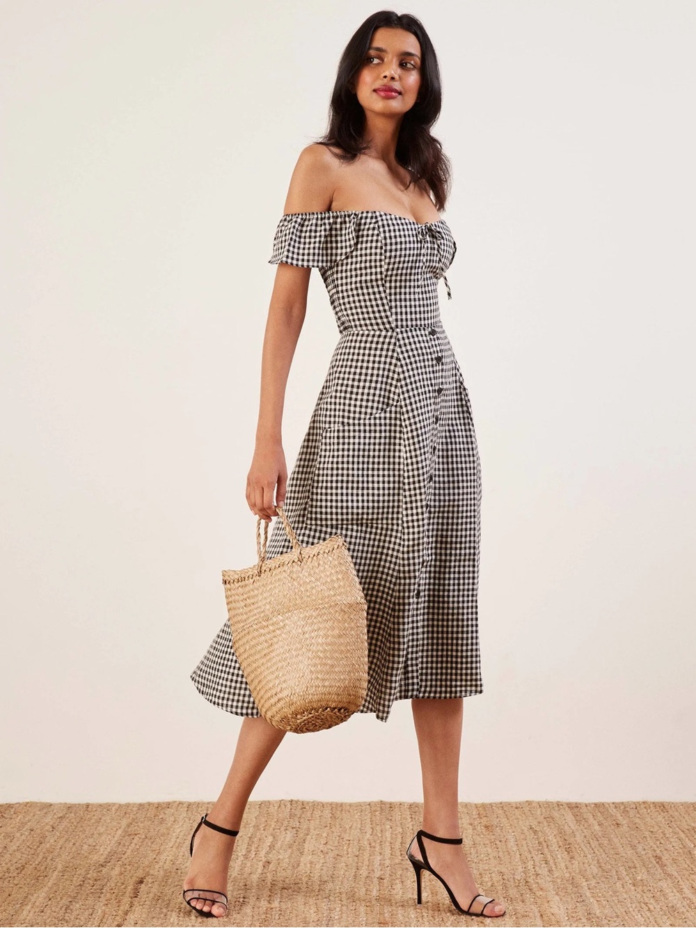 Reformation Francis 100% linen dress - 4